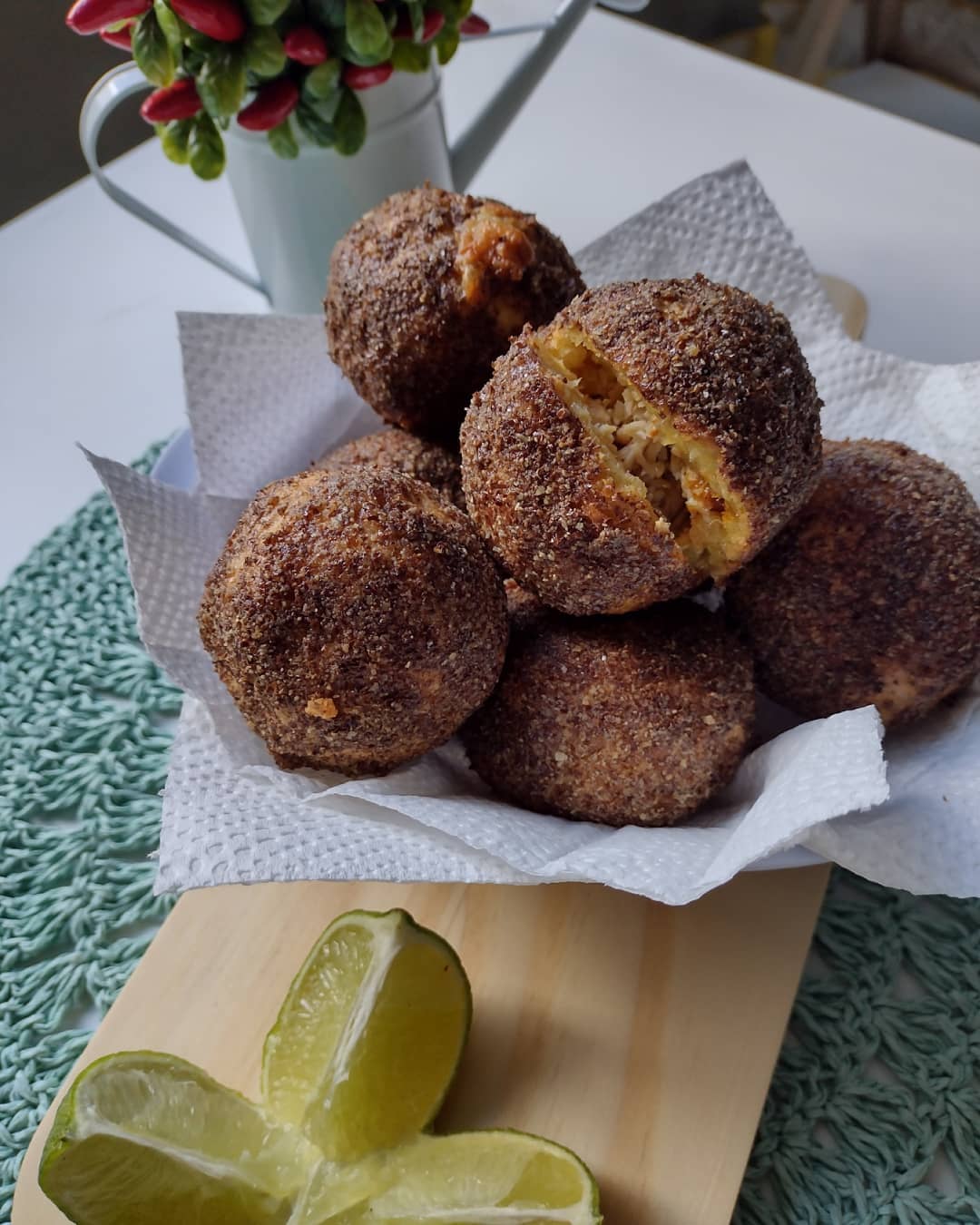 Bolinho De Mandioca Frango Fit Receiteria