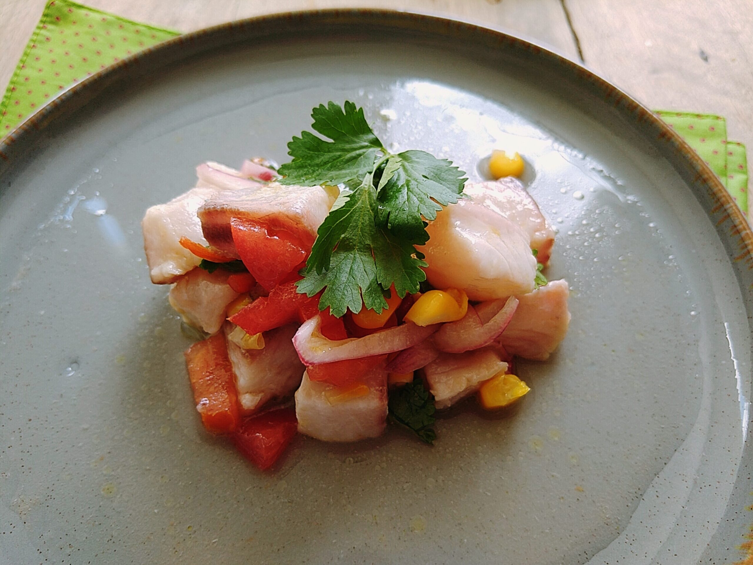 Ceviche de tilápia fácil