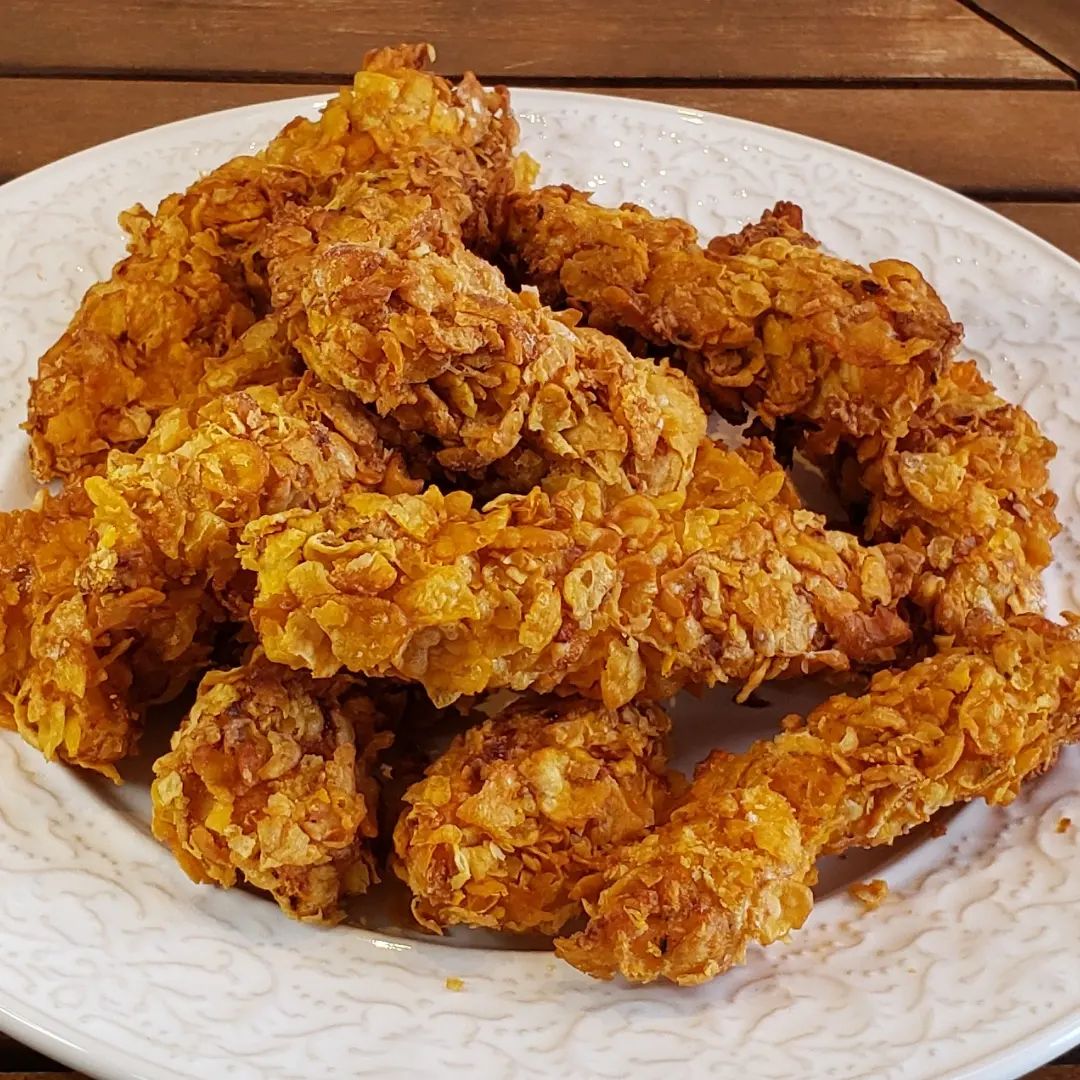 Frango Corn Flakes Na Airfryer Receiteria