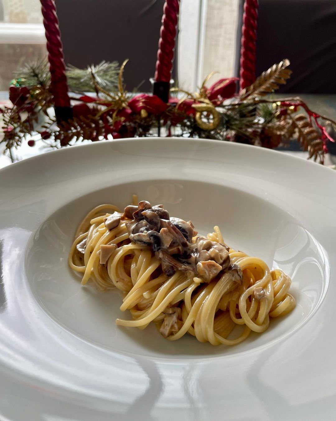 Linguine Ao Molho De Cogumelos Receiteria