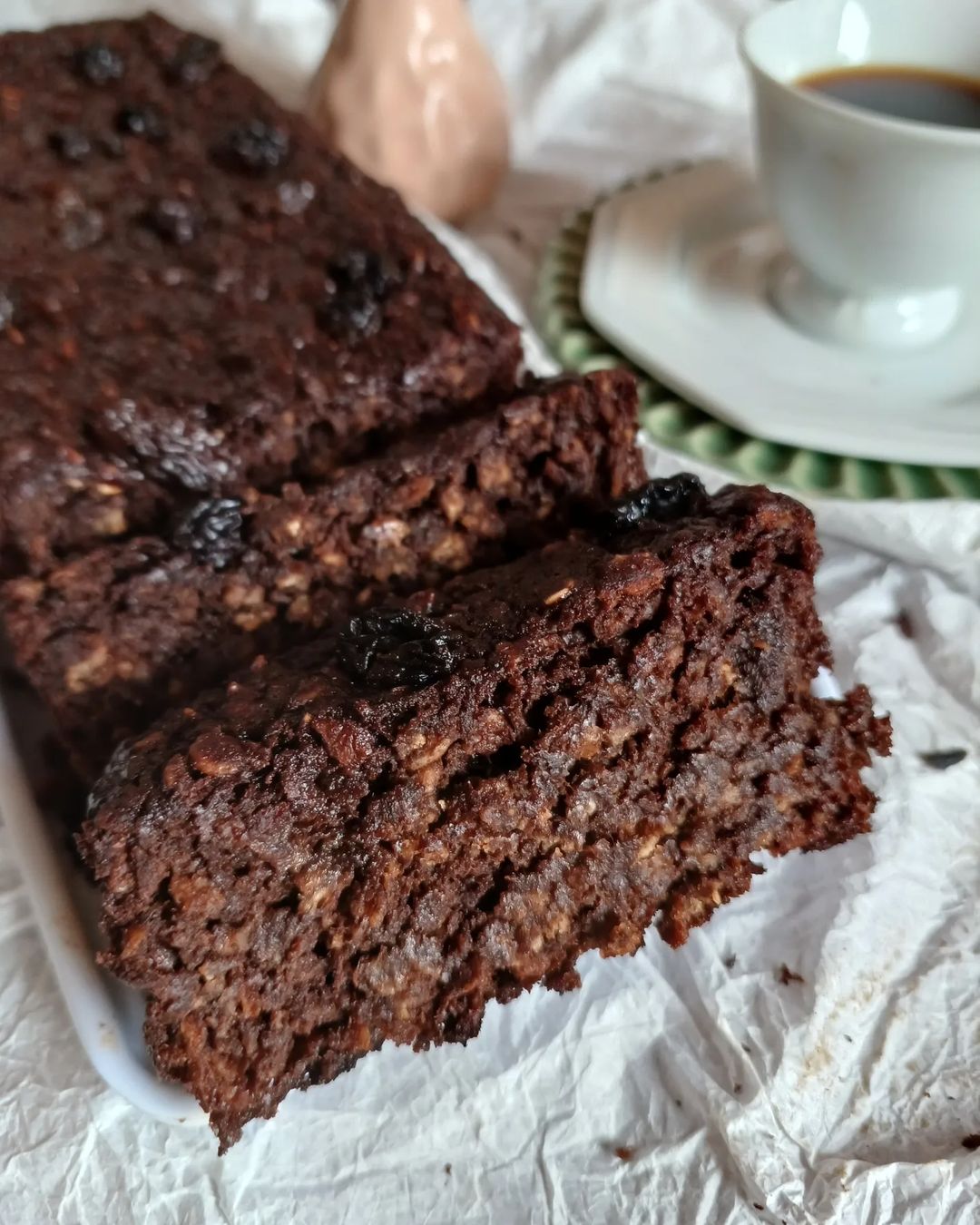 Bolo De Banana Fit Uvas Passas Receiteria