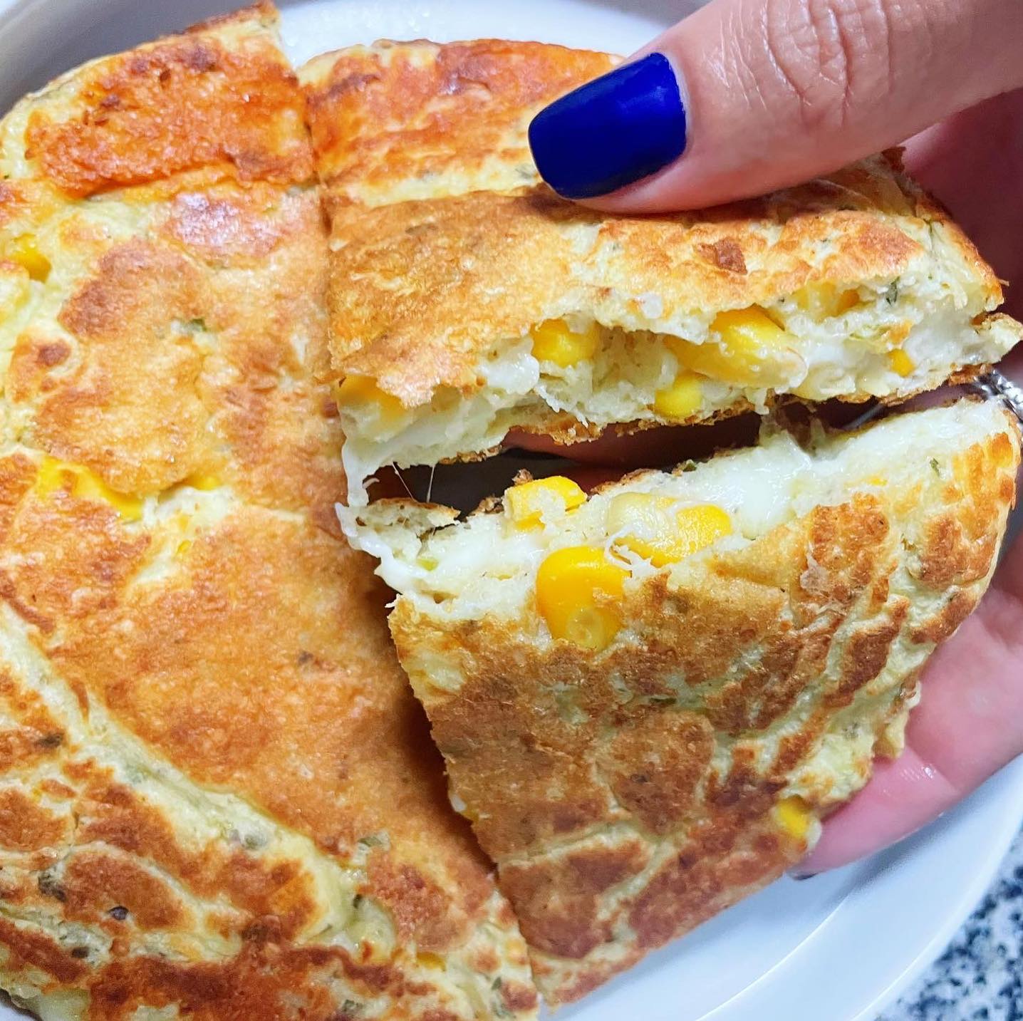 Torta De Milho E Queijo Na Frigideira Receiteria