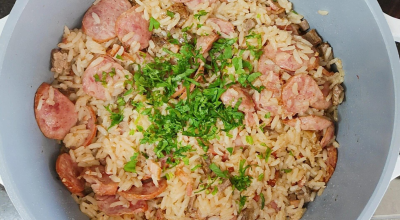 Arroz carreteiro simples