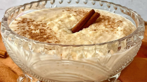 Arroz-doce com leite em pó