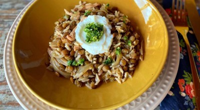 Arroz sírio com especiarias