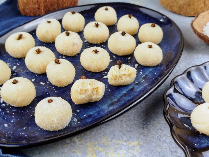 Beijinhos tradicionais prontos para servir.