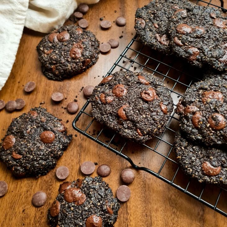 Biscoitos chocolatudos