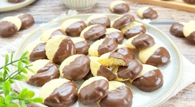 Bolacha de maisena com chocolate