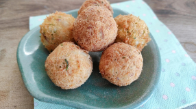 Bolinho de bacalhau com mandioca