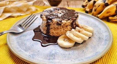 Bolinho de banana de 3 minutos