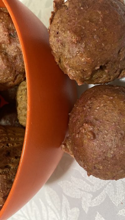 Bolinho de beterraba com frango - Foto de usuário