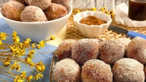 Bolinho de chuva com leite em pó