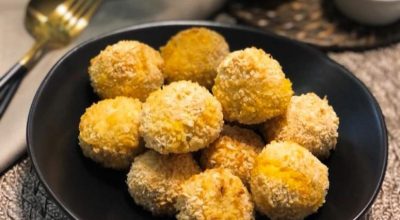 Bolinho de frango cremoso sem massa