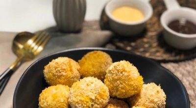 Bolinho de frango sem massa