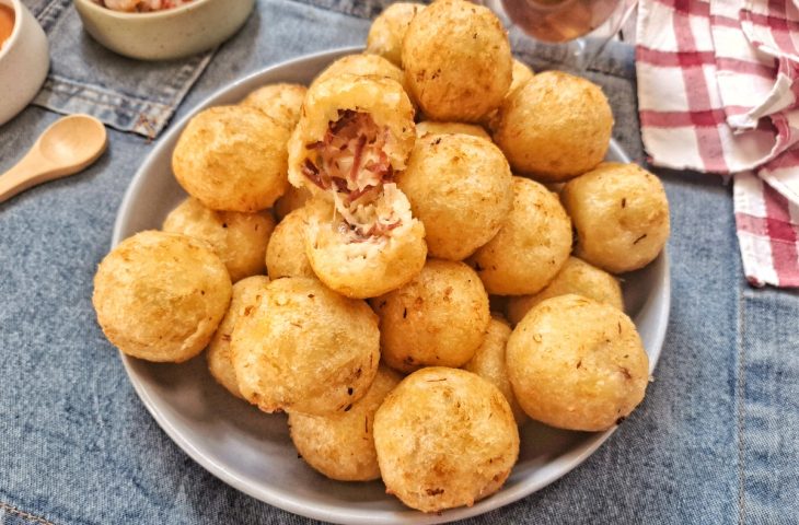 Bolinho de mandioca na air fryer