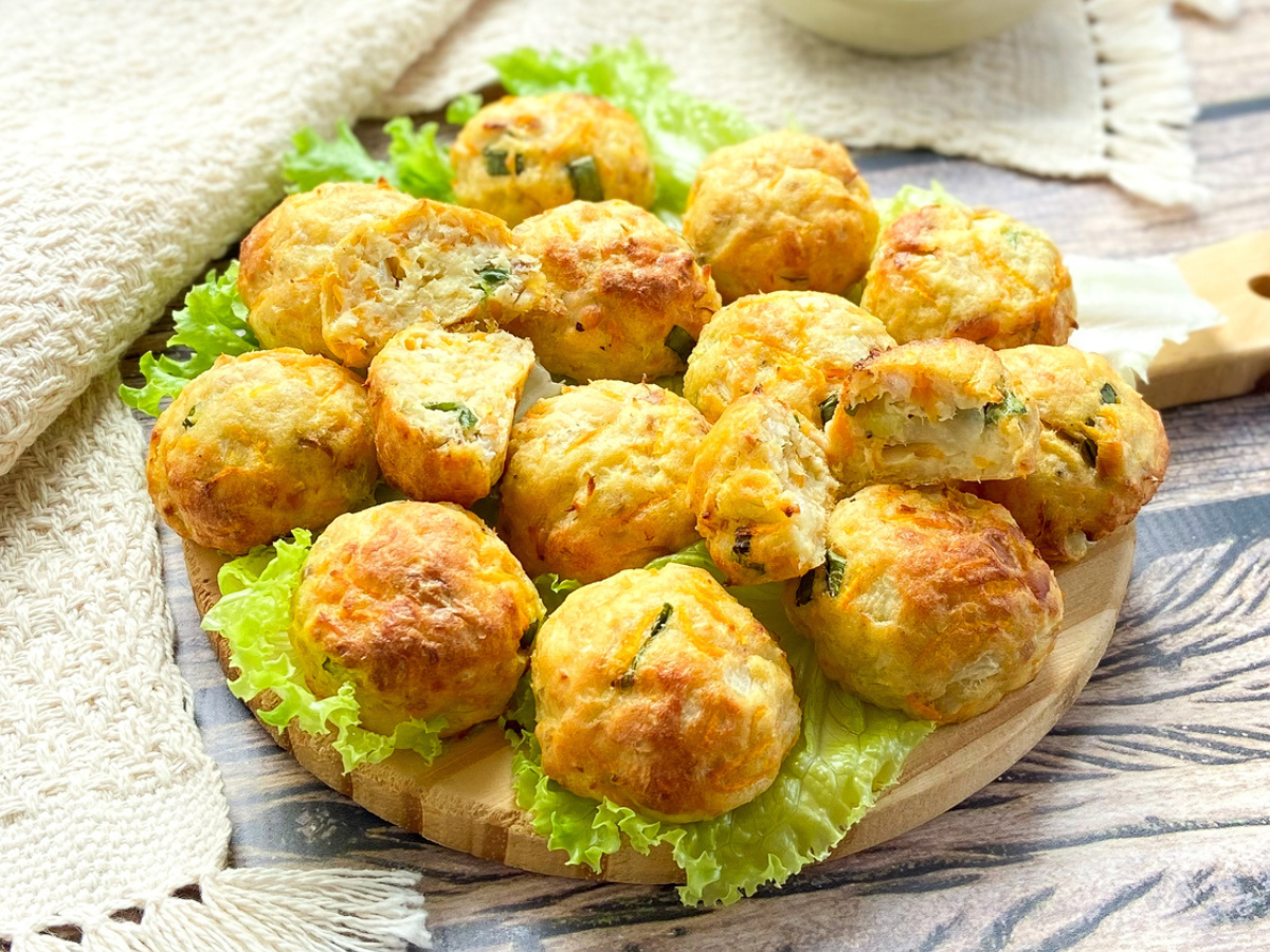 Bolinho de peixe na airfryer