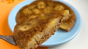 Bolo de banana de frigideira fit