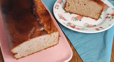 Bolo de banana de liquidificador sem glúten