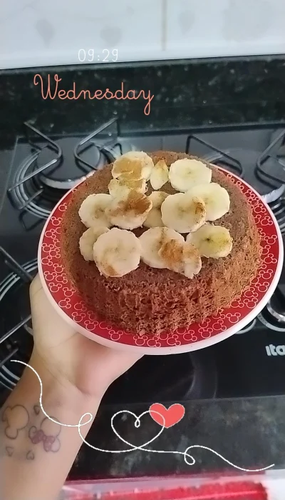 Bolo de banana e cacau sem farinha - Foto de usuário