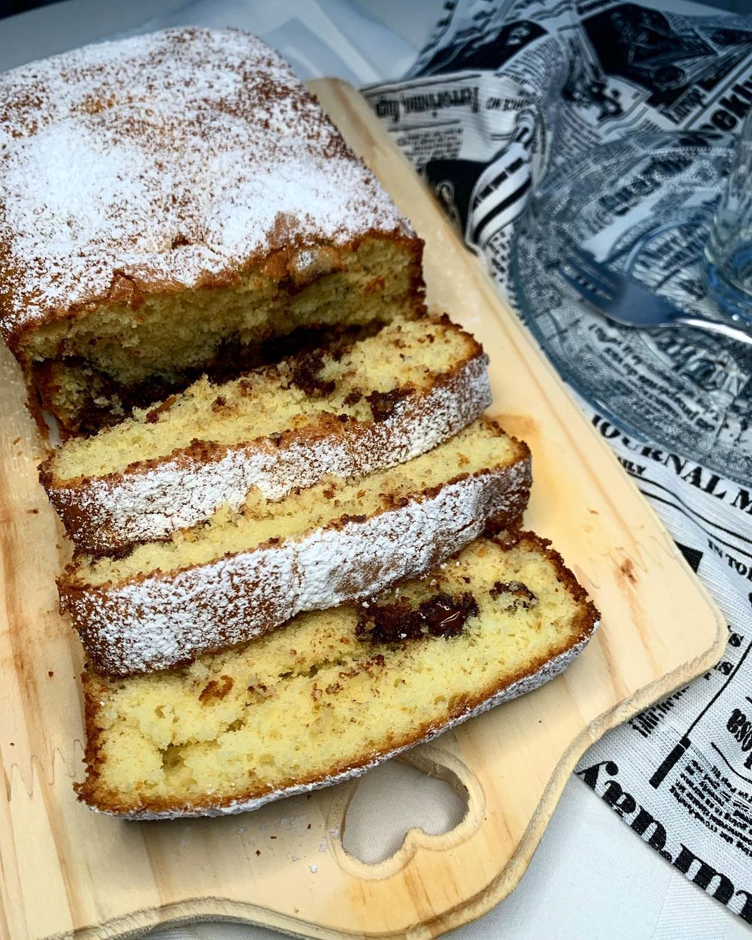 Receita de bolo de baunilha com gotas de chocolate – Panelaterapia