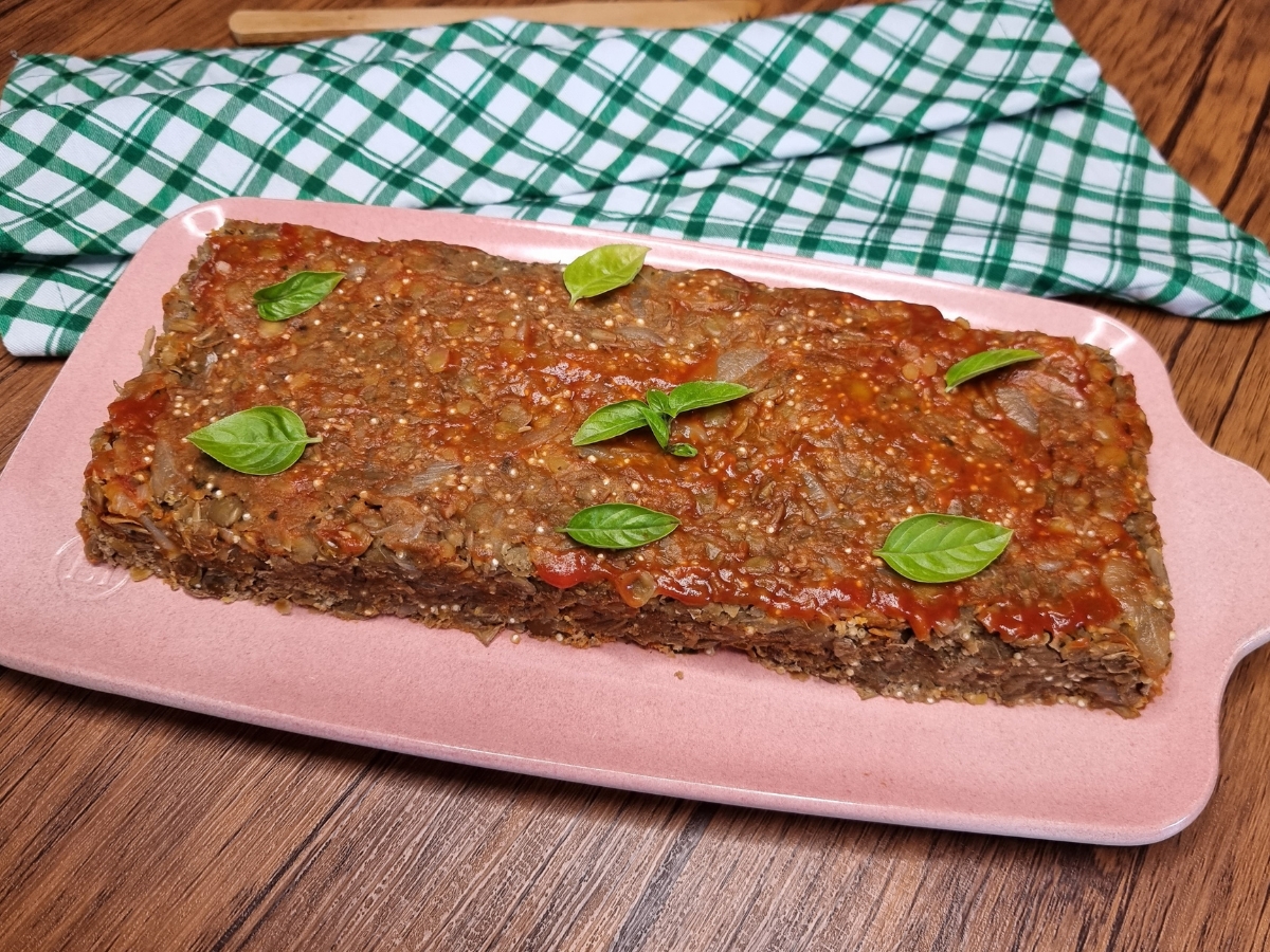 Bolo de carne vegano