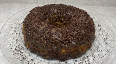 Bolo de cenoura invertido