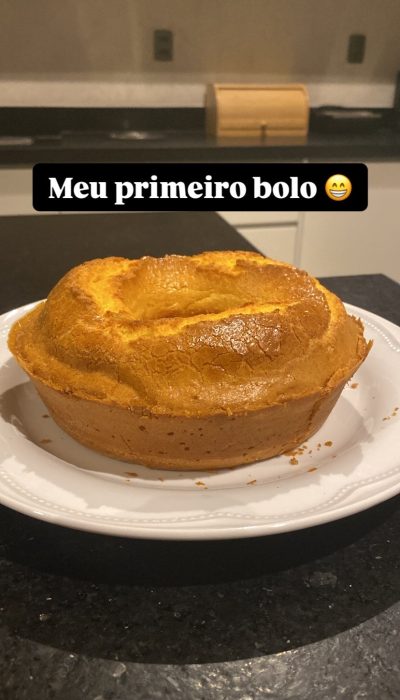 Bolo de cuscuz sem glúten - Foto de usuário