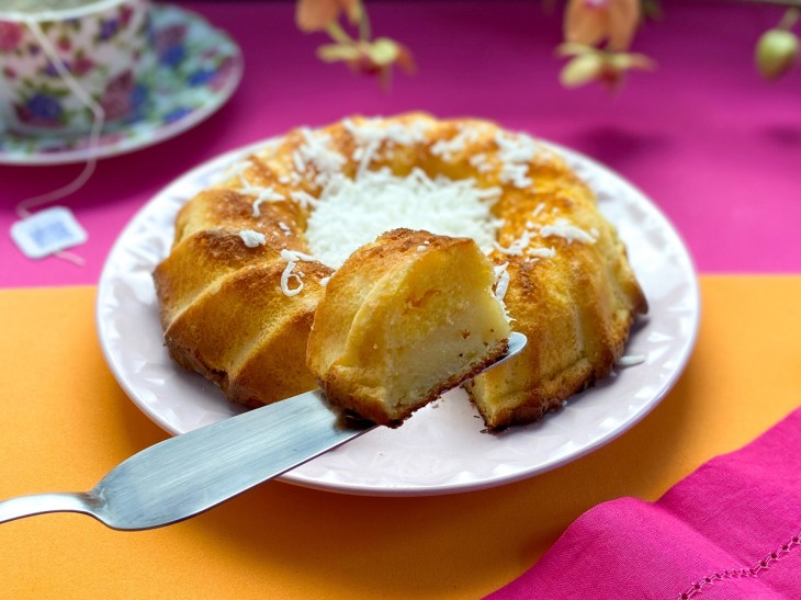 Receita de Bolo de Fubá Cremoso