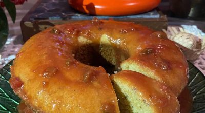 Bolo de fubá low carb