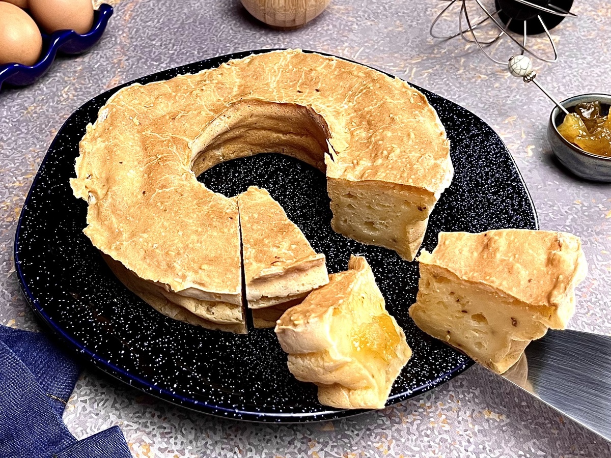 Bolo de goma tradicional do Nordeste