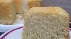 Bolo de laranja com Kefir e coco