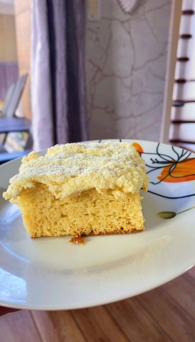 Bolo de leite em pó com água quente - Foto de usuário