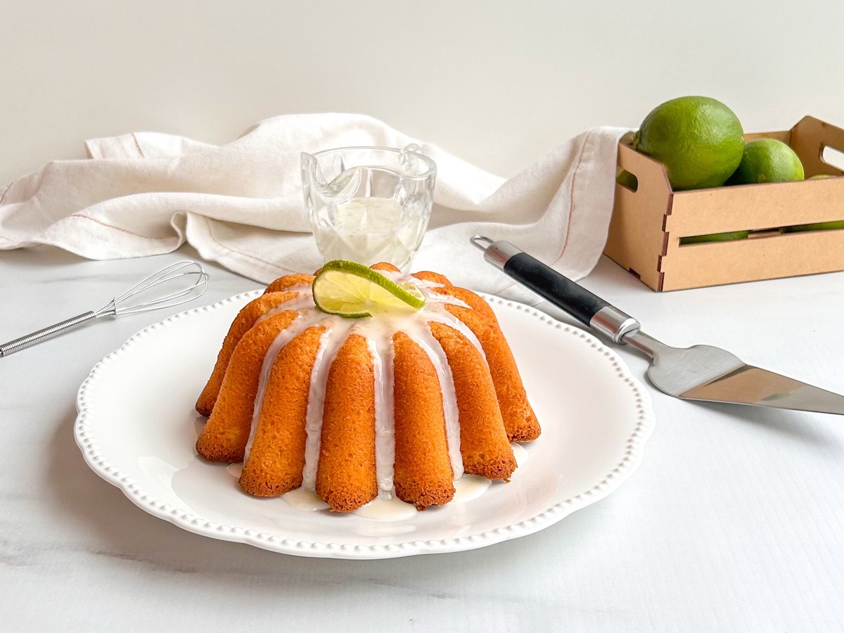 Bolo de limão na air fryer