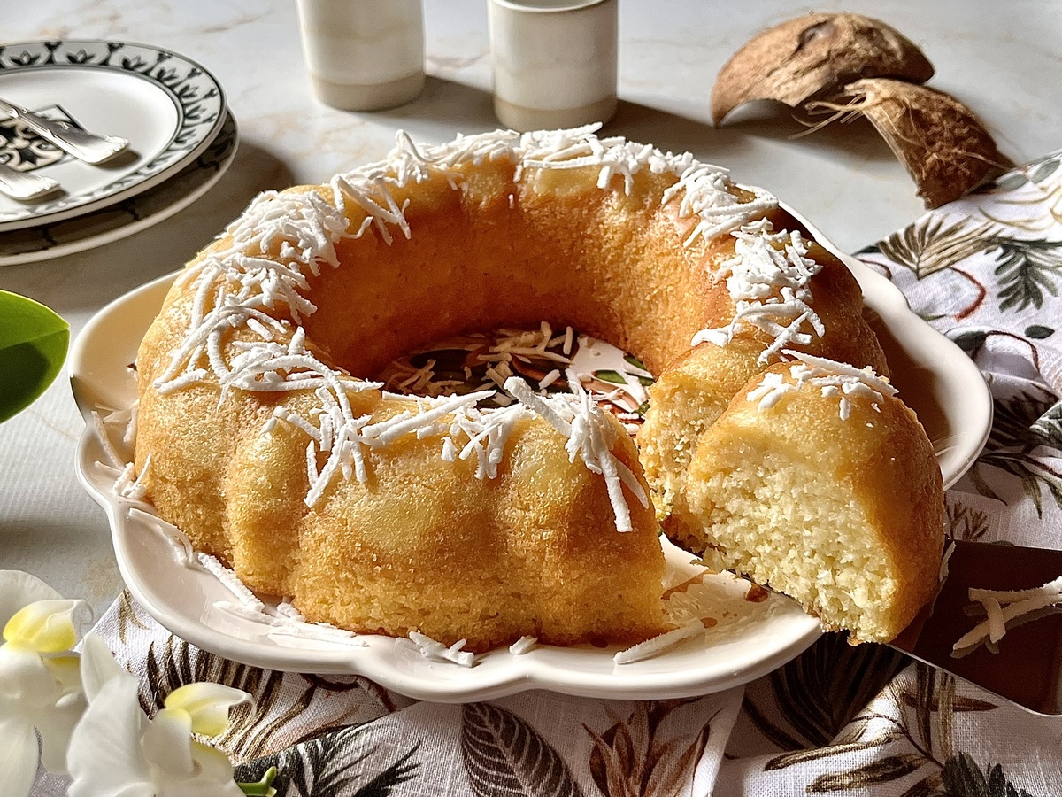 Bolo de mandioca sem farinha de trigo