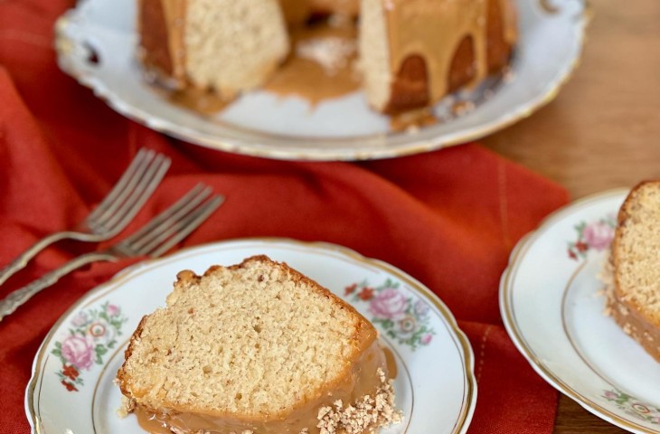 Bolo de paçoca fofinho