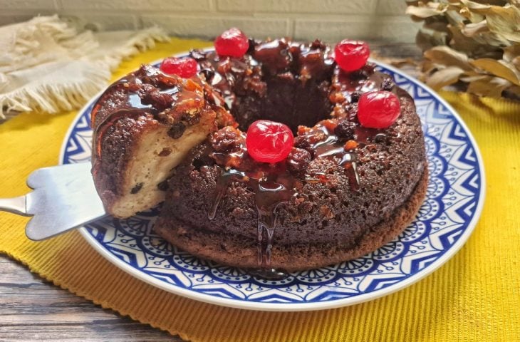 Bolo de pão amanhecido