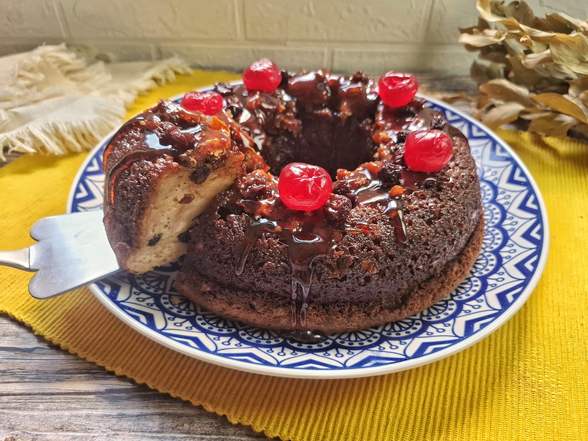 Bolo de pão amanhecido