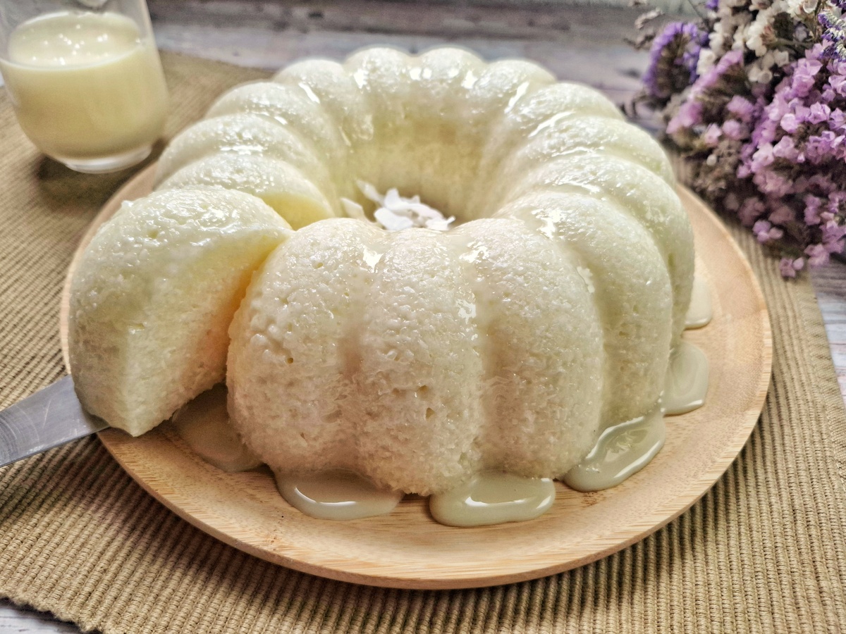 Bolo de tapioca gelado