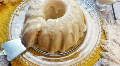 Bolo de tapioca granulada