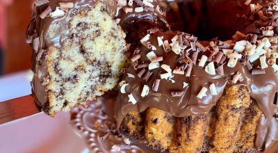 Bolo formigueiro com brigadeiro