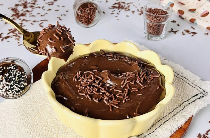 Brigadeiro com creme de leite