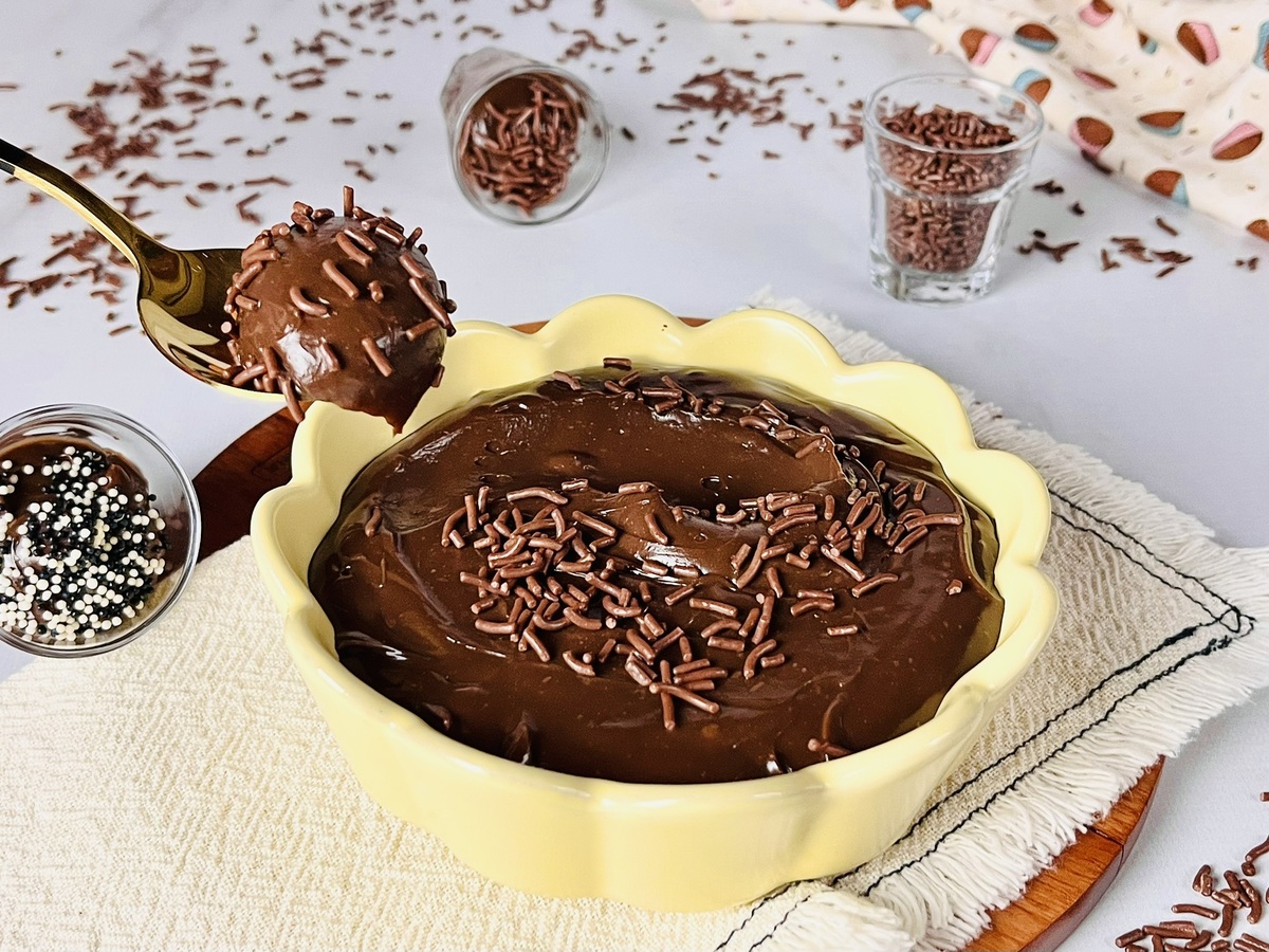 Brigadeiro com creme de leite