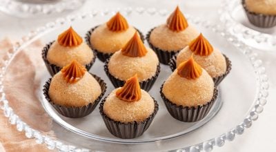 Brigadeiro de churros com doce de leite