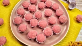 Brigadeiro rosa de Nesquik