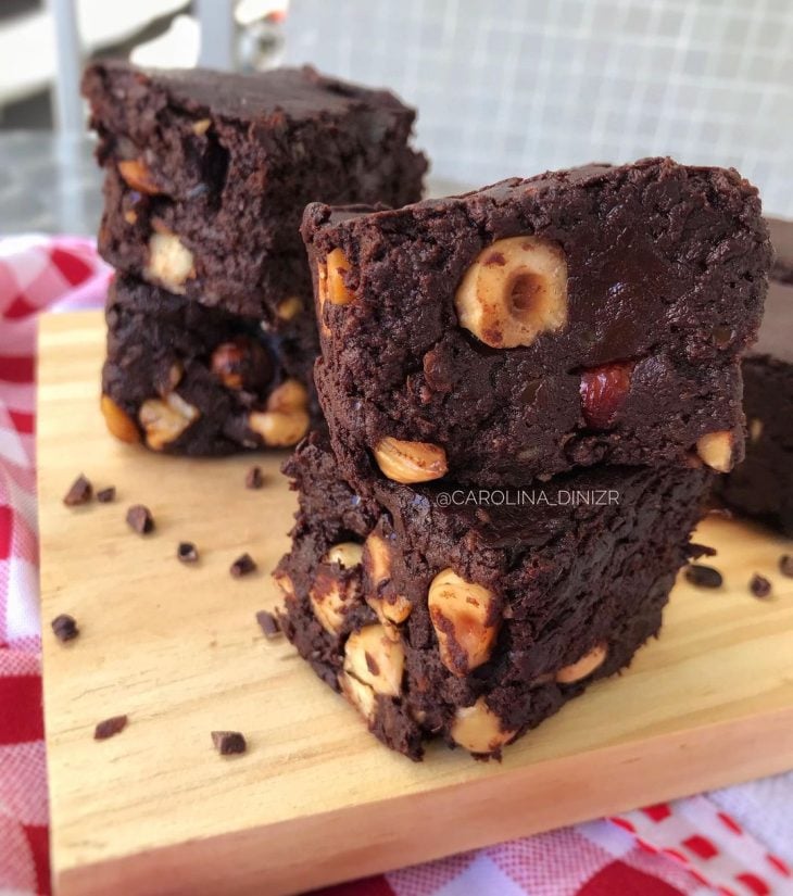 Brownie saudável com aveias