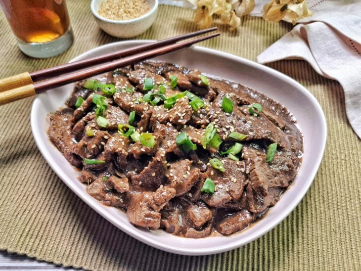 prato com bulgogi