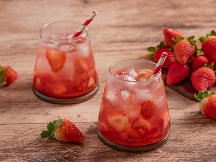 Caipirinha de morango