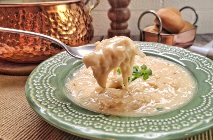 Caldo de pinto atolado