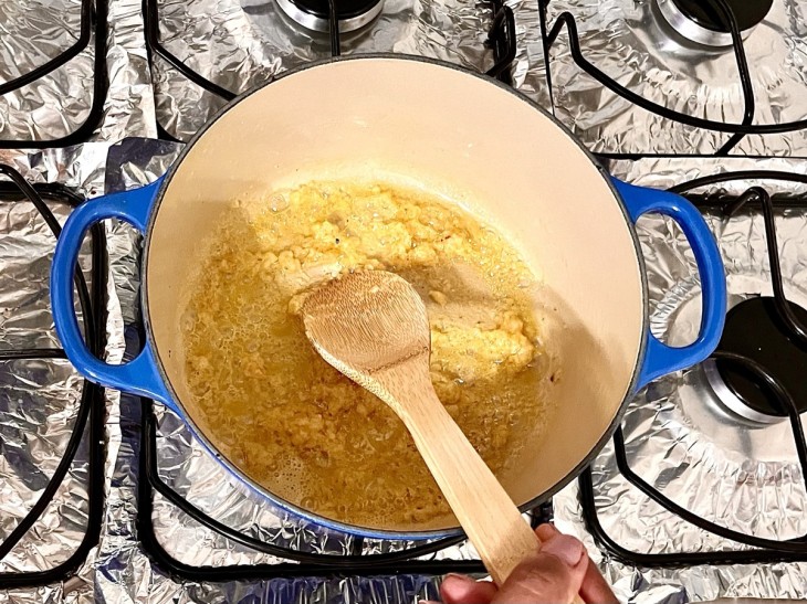 Camarão ao molho branco gratinado com batata - Passo a Passo