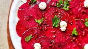 Carpaccio de beterraba